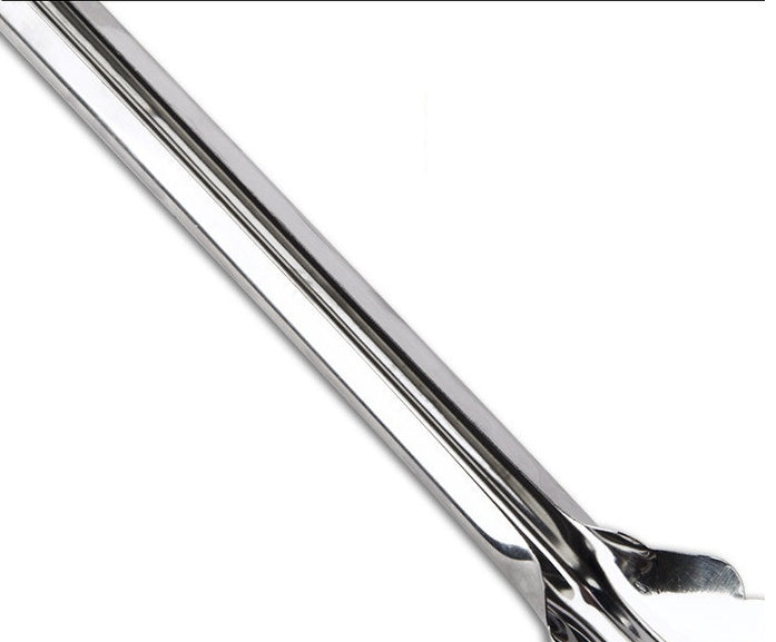 Pince à steak barbecue prune en acier inoxydable