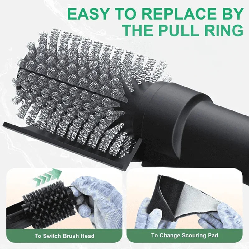 Brosse de nettoyage pour barbecue, brosse de nettoyage électrique pour barbecue à 3 vitesses