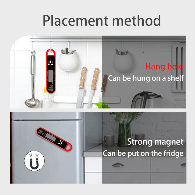 Thermomètre à viande numérique pour la cuisine et le barbecue